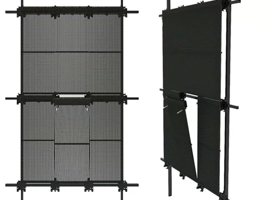 Het Schermmuur 500x1000mm van ONDERDOMPELINGSmesh stage led video curtain Lichte Slank