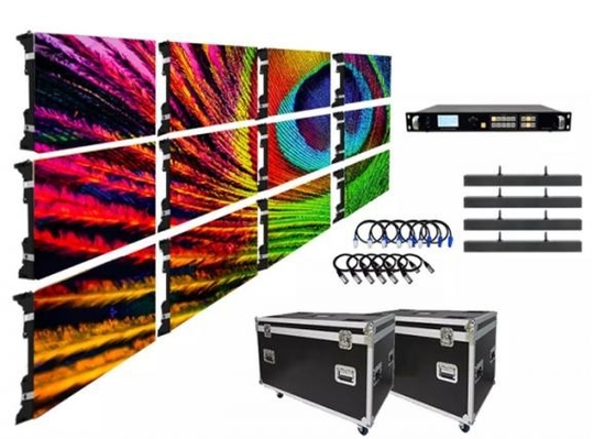 Portable Outdoor Rental LED Display Curve Church Stage Achtergrond LED Video Wall Panel