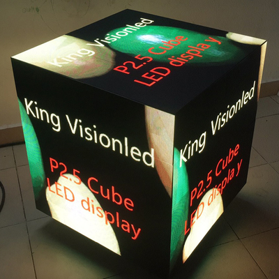 4k binnen Geleide Videomuurcomités P2.5 die de Kubus van Rubik met Magneten adverteren