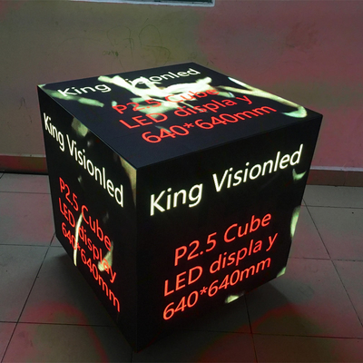 4k binnen Geleide Videomuurcomités P2.5 die de Kubus van Rubik met Magneten adverteren